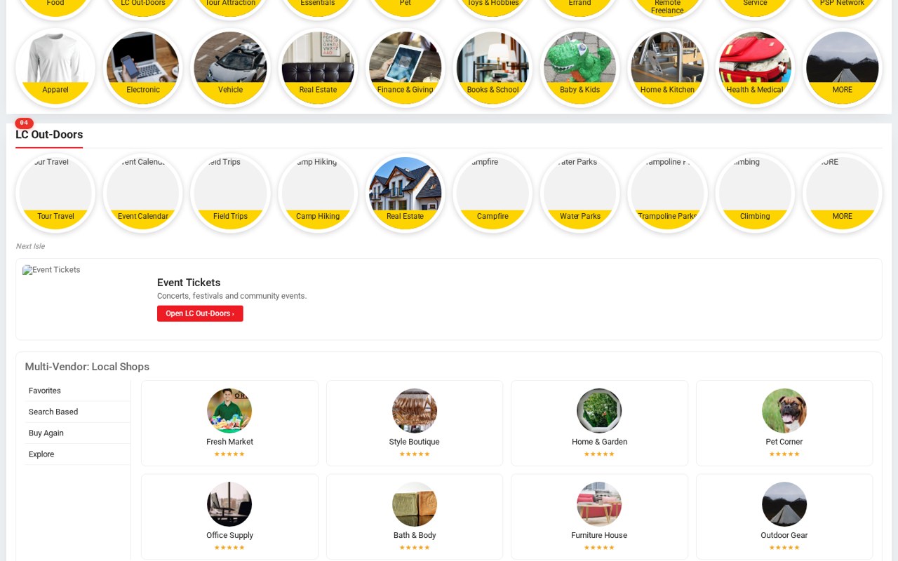 E-Commerce preview screen 2