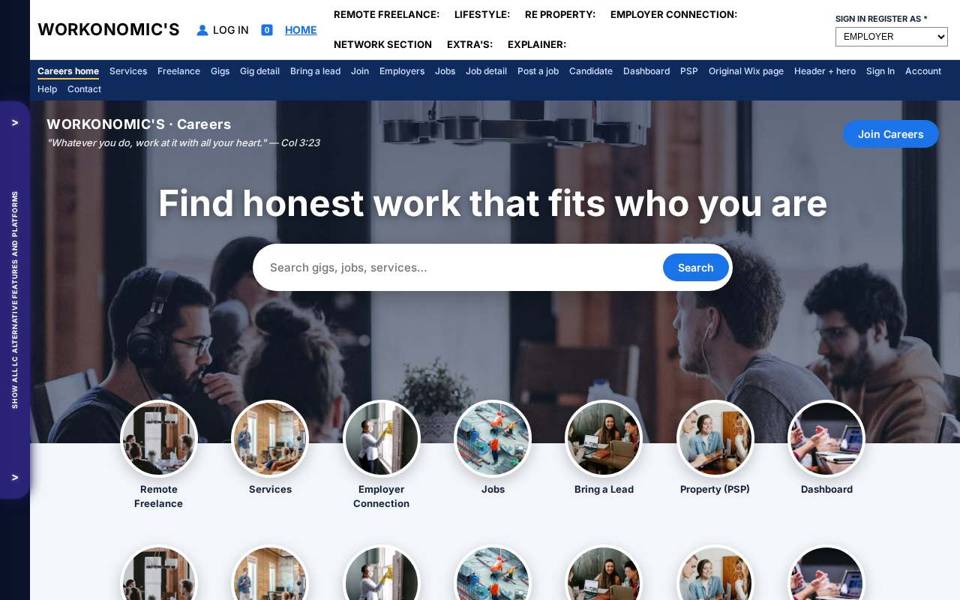 Careers preview screen 1