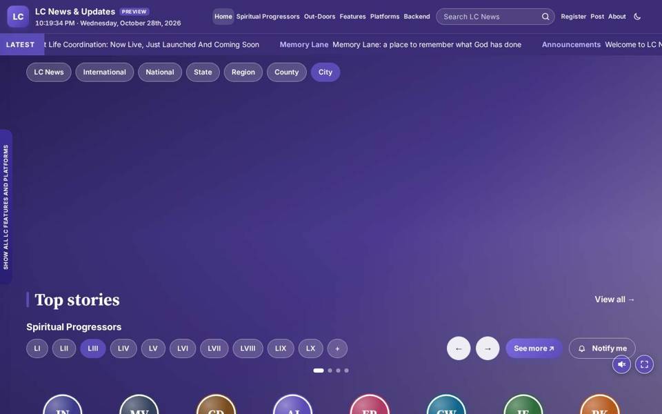News preview screen 1