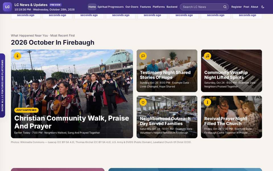 News preview screen 2