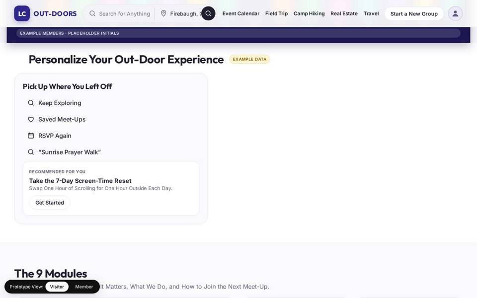LC Out-Doors preview screen 2