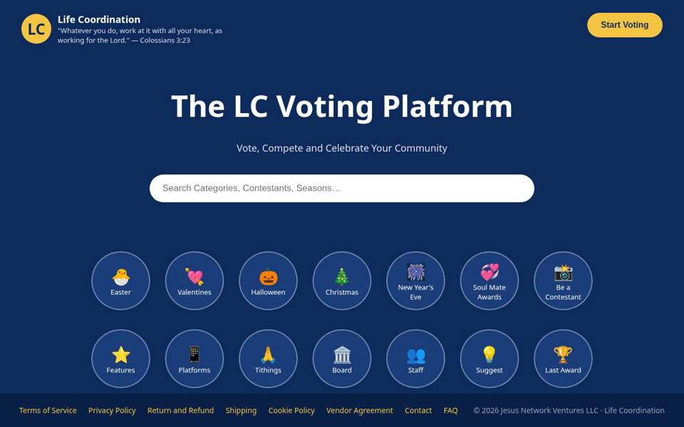 Voting preview screen 1